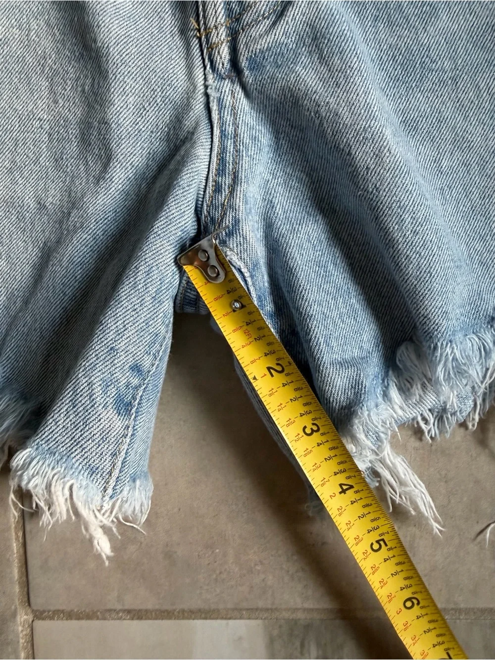 AGOLDE Parker Long Short in Swapmeet Denim Shorts Size 29